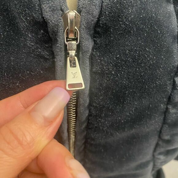 Louis Vuitton “washed denim” colour velvet jacket, S - Picture 3 of 11